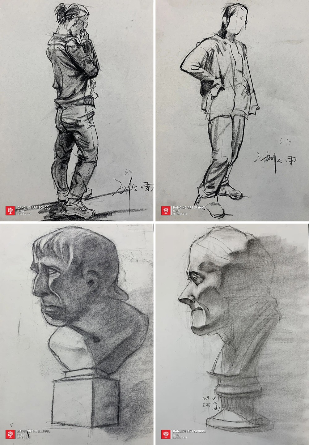 2022届丹青学子刘心雨前期作画 2022届丹青学子刘心雨前期作画