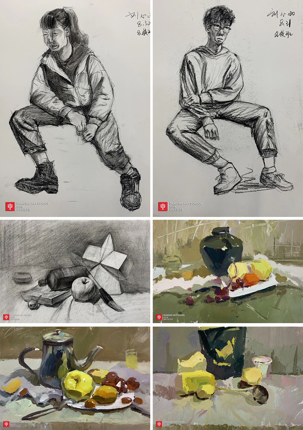 2022届丹青学子刘心雨中期作画 2022届丹青学子刘心雨中期作画