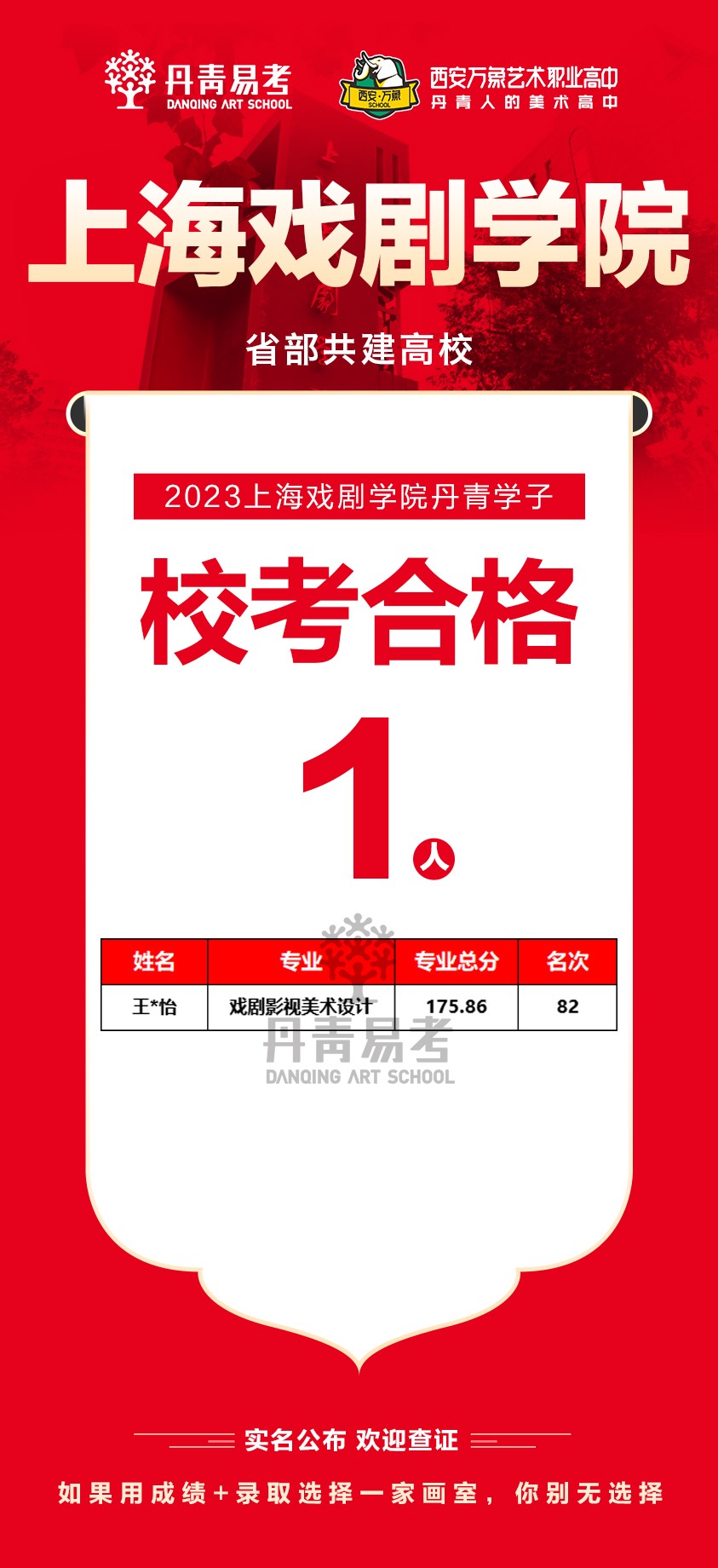 13丹青易考2023年上海戏剧学院校考合格人数1张.jpg