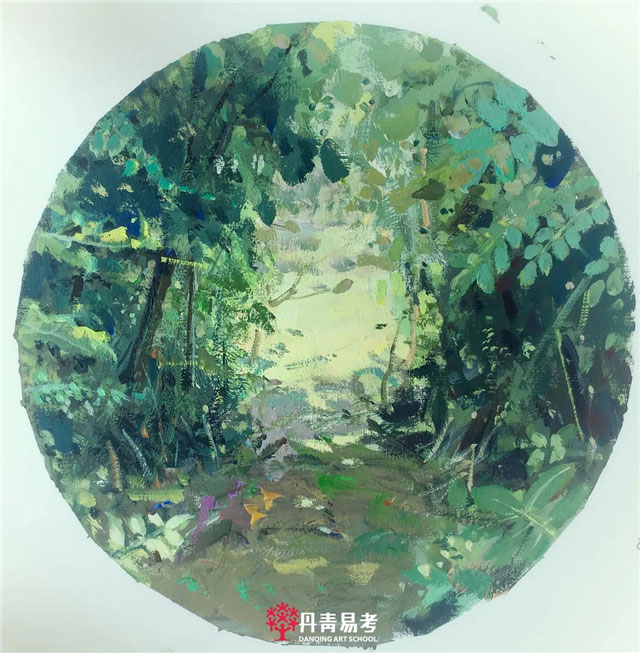 丹青画室作品农家绳子