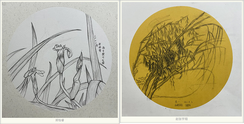 丹青易考基础部学生户外写生作品