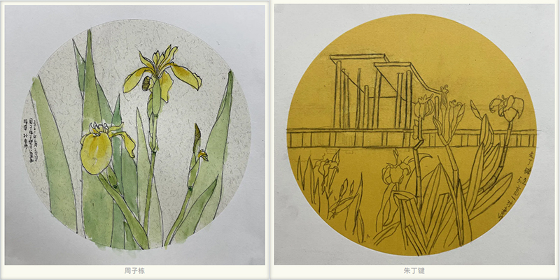 丹青易考基础部学生户外写生作品