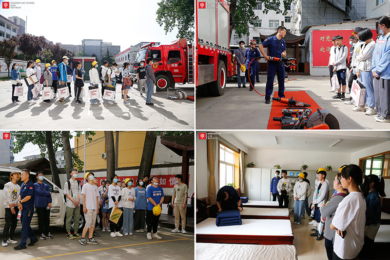 丹青美育 | 走进消防支队，致敬最可爱的人！