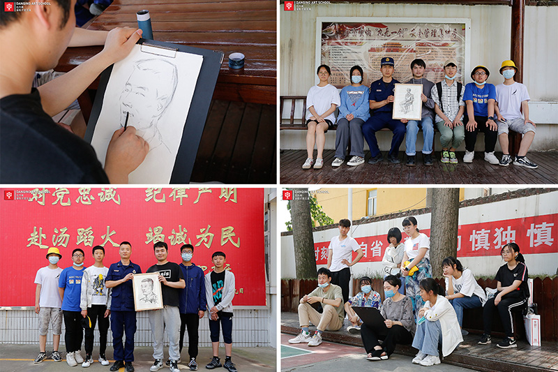 丹青美育 | 走进消防支队，致敬最可爱的人！