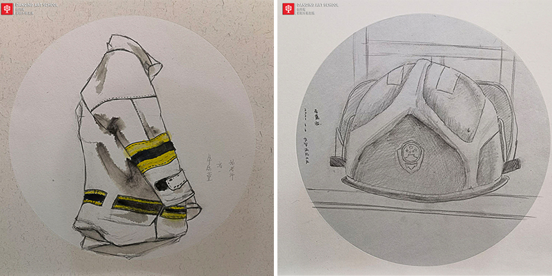 丹青美育 | 走进消防支队，致敬最可爱的人！