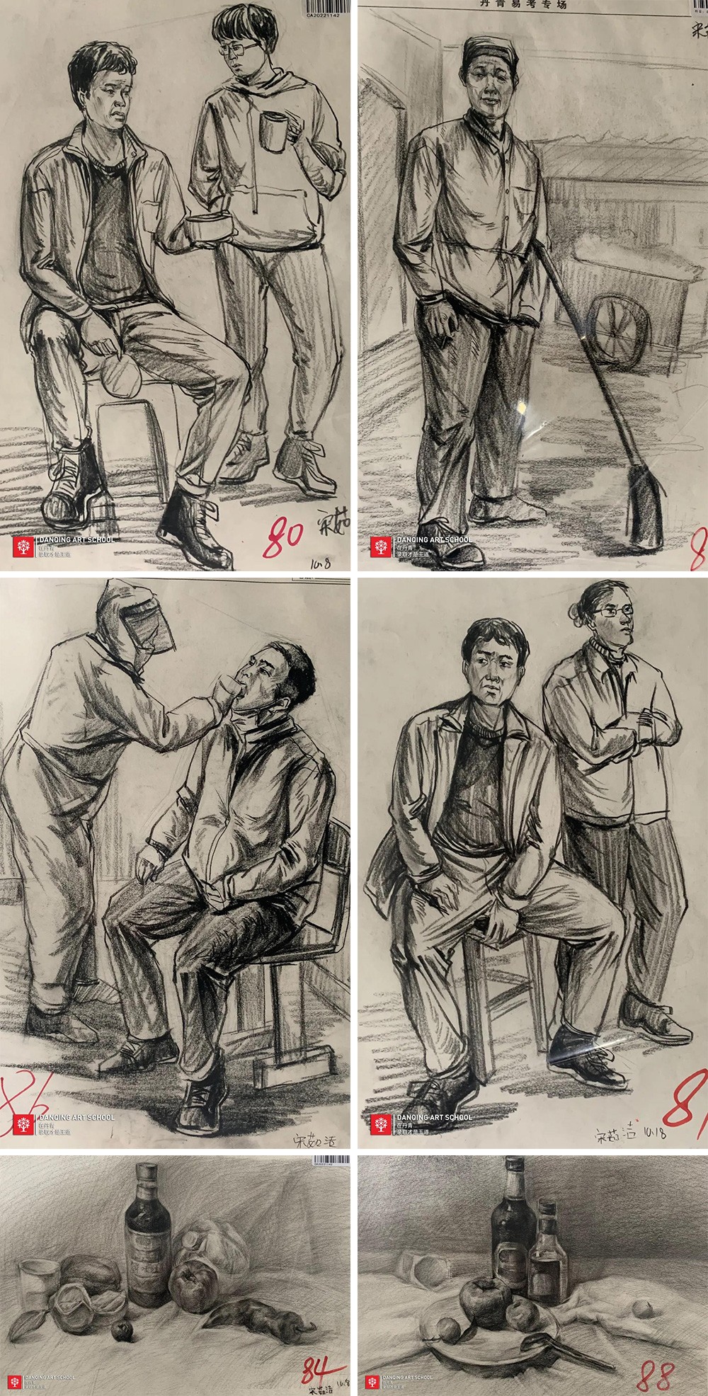 丹青易考学子宋茹洁的后期画作