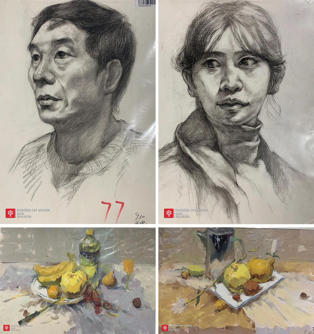 丹青易考王观鸿玥艺考中期的进阶之路