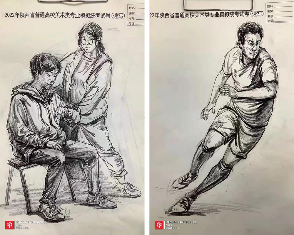 2022届丹青学子邓昕怡后期作画