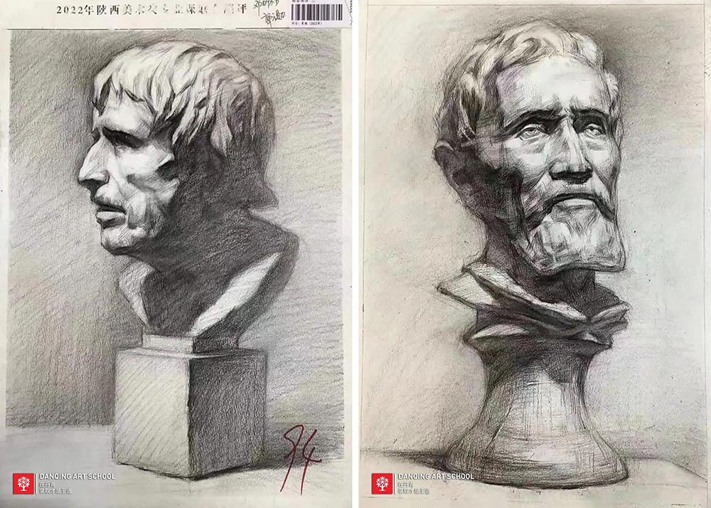 2022届丹青学子邓昕怡后期作画