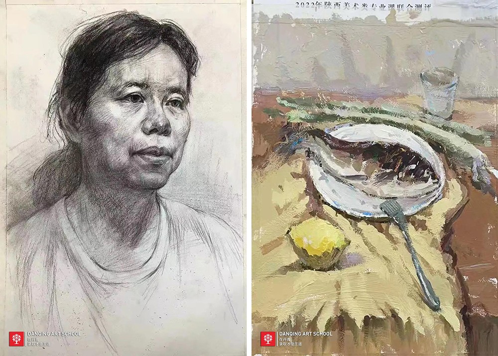 2022届丹青学子邓昕怡后期作画