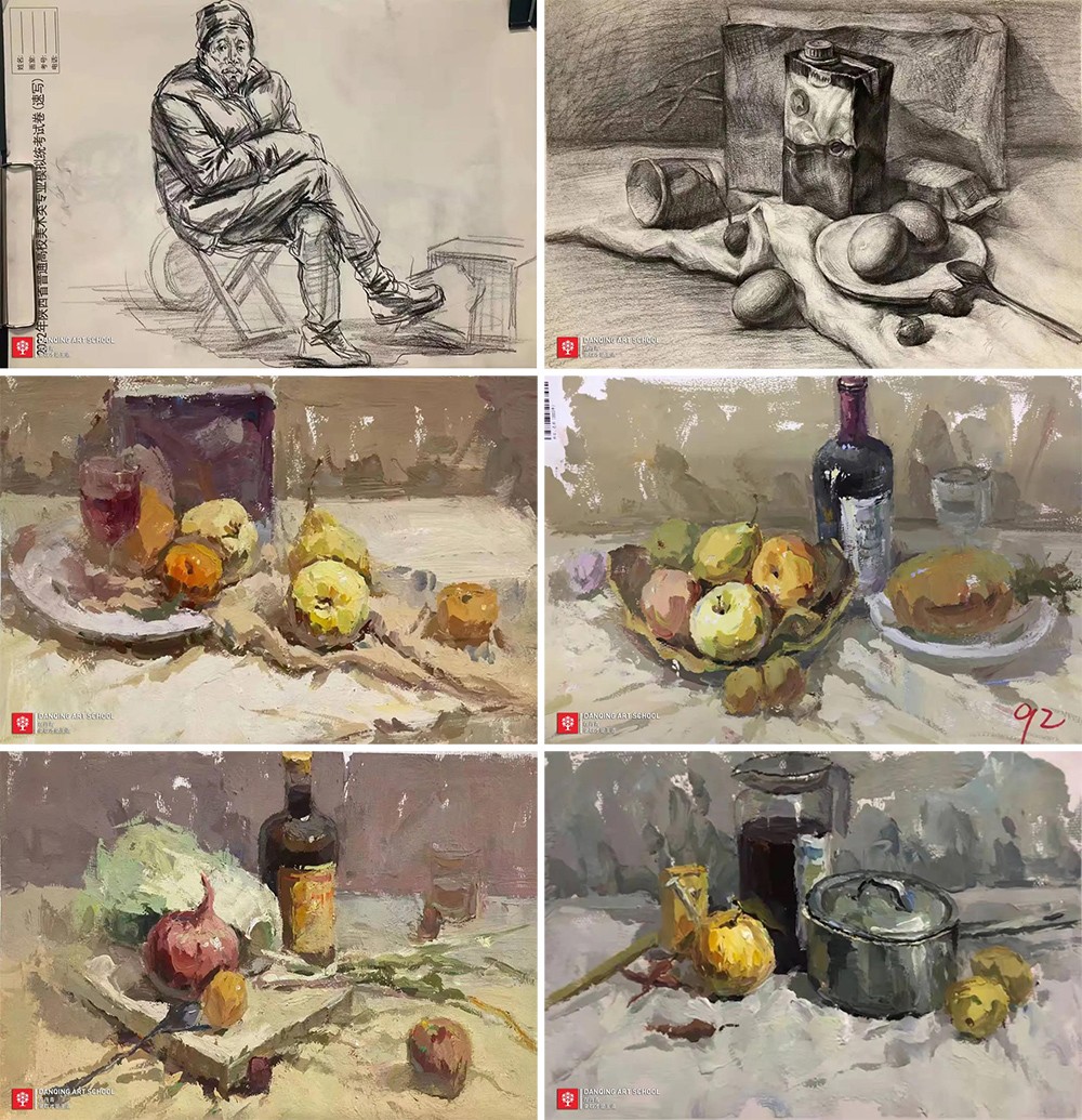 丹青学子刘家禄后期作画