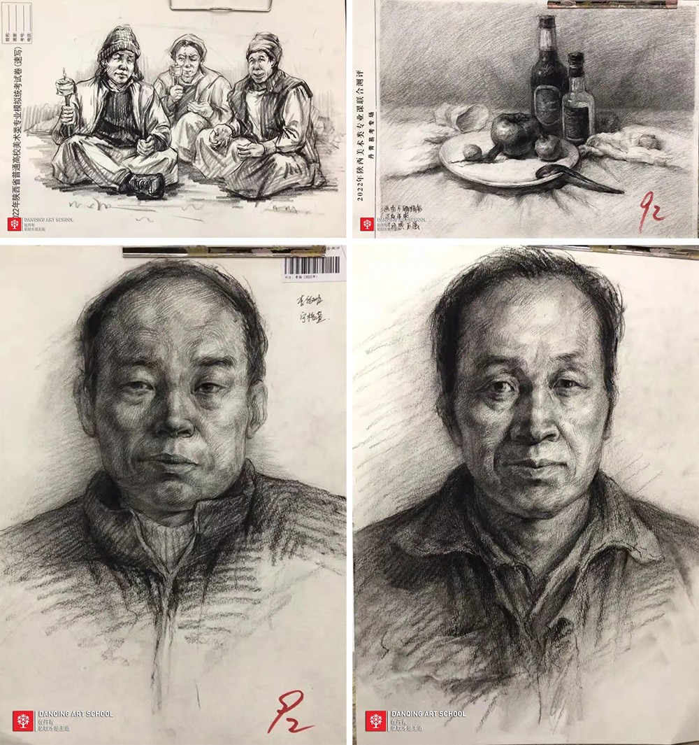 2022届丹青学子宁格萱后期作画