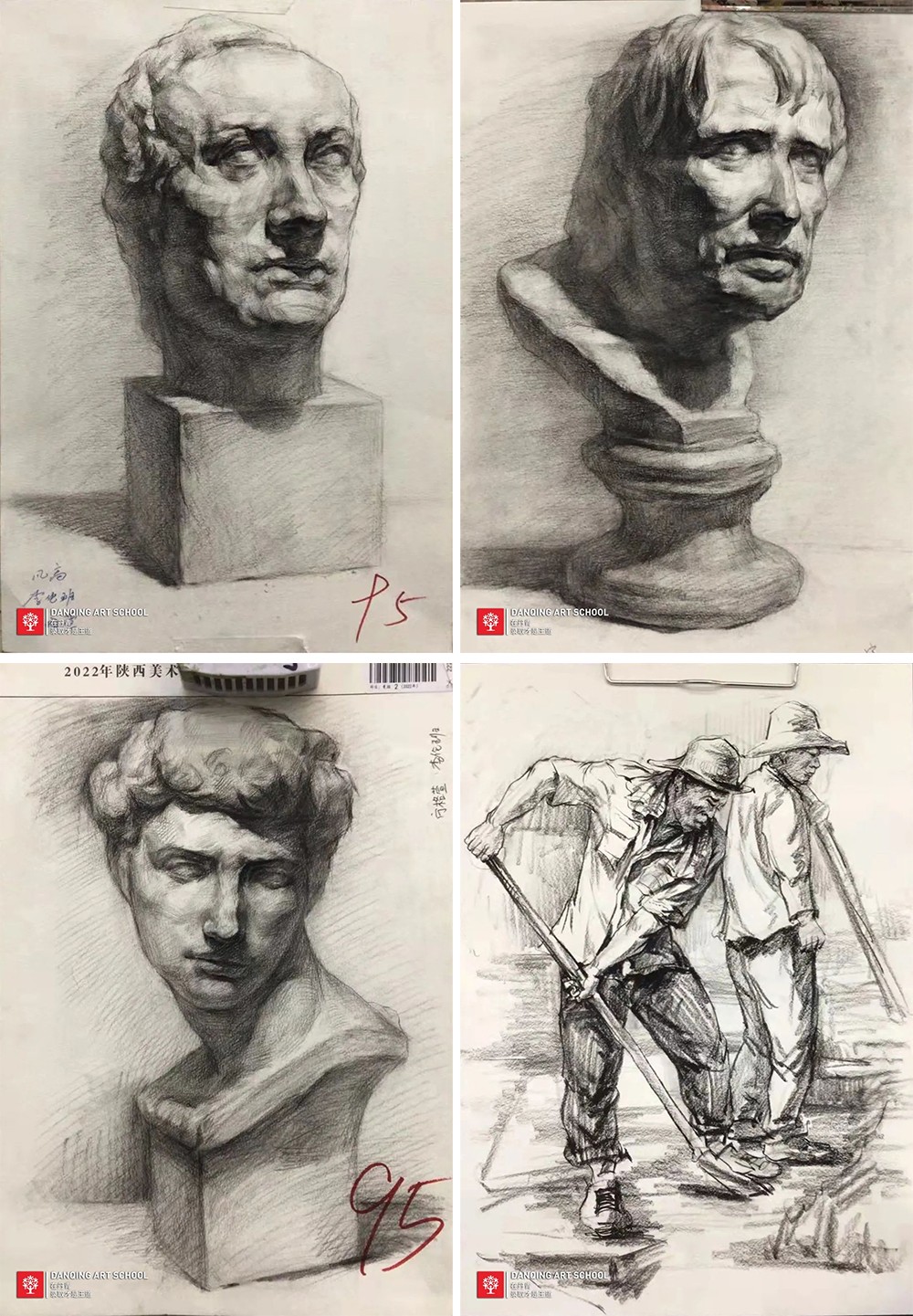 2022届丹青学子宁格萱后期作画