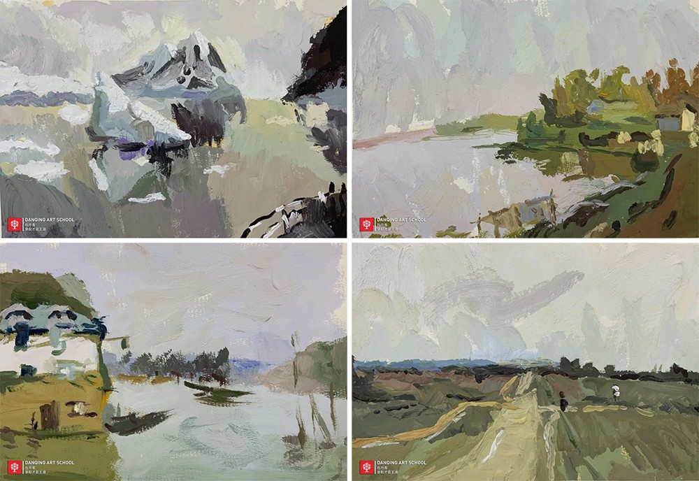 丹青易考学子杨涵轲前期作业