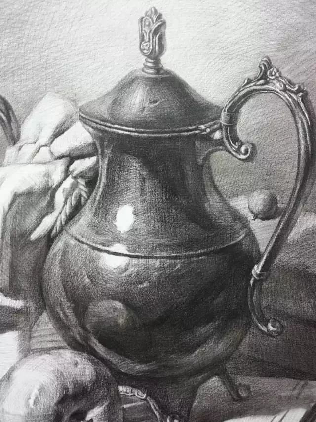 素描静物的画法与步骤示范