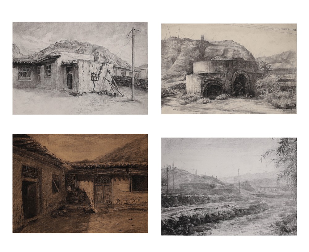 丹青易考2023届宁夏中卫户外写生素描、速写作品！