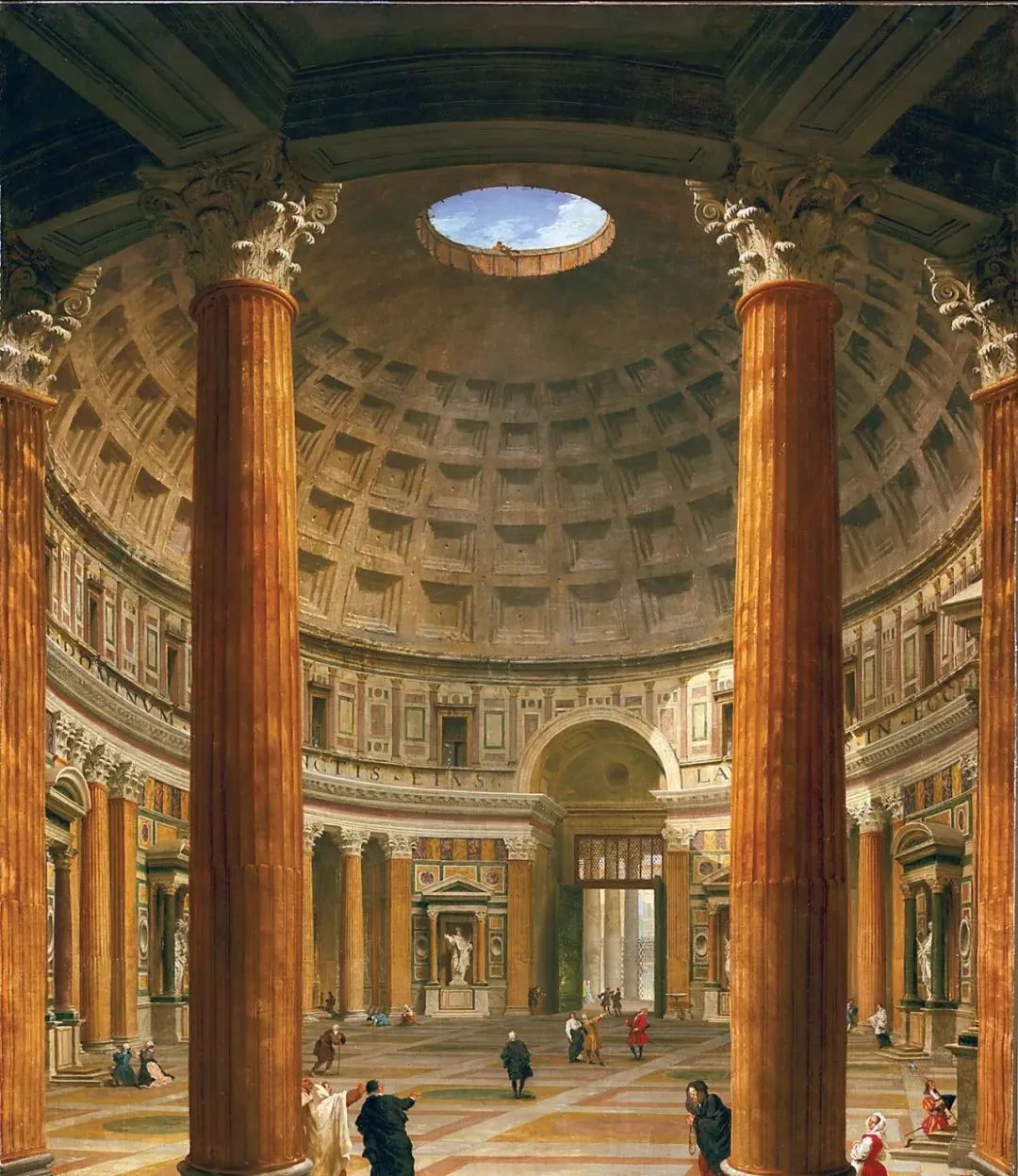 古罗马和拜占庭艺术-古罗马万神殿