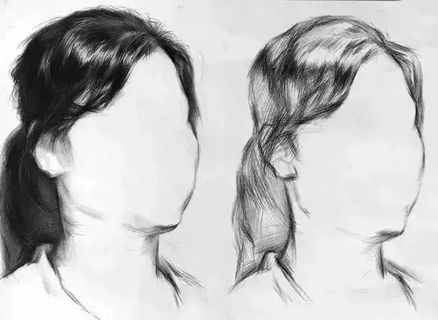 如何让你的素描头发，看起来不死板粗糙，有质感
