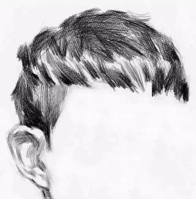 如何让你的素描头发，看起来不死板粗糙，有质感