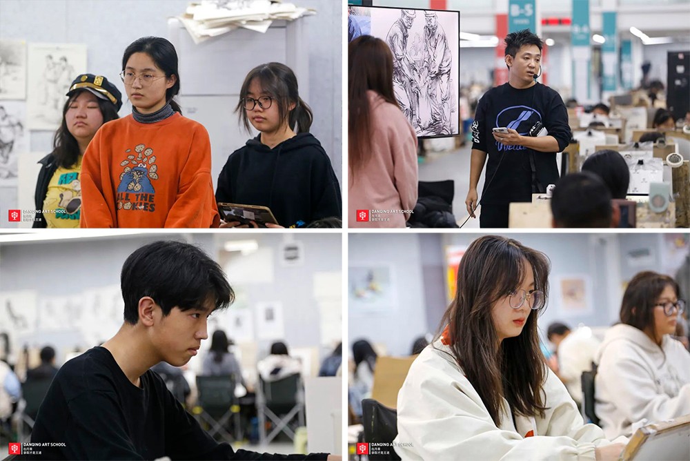 在联考冲刺阶段美术生的日常！