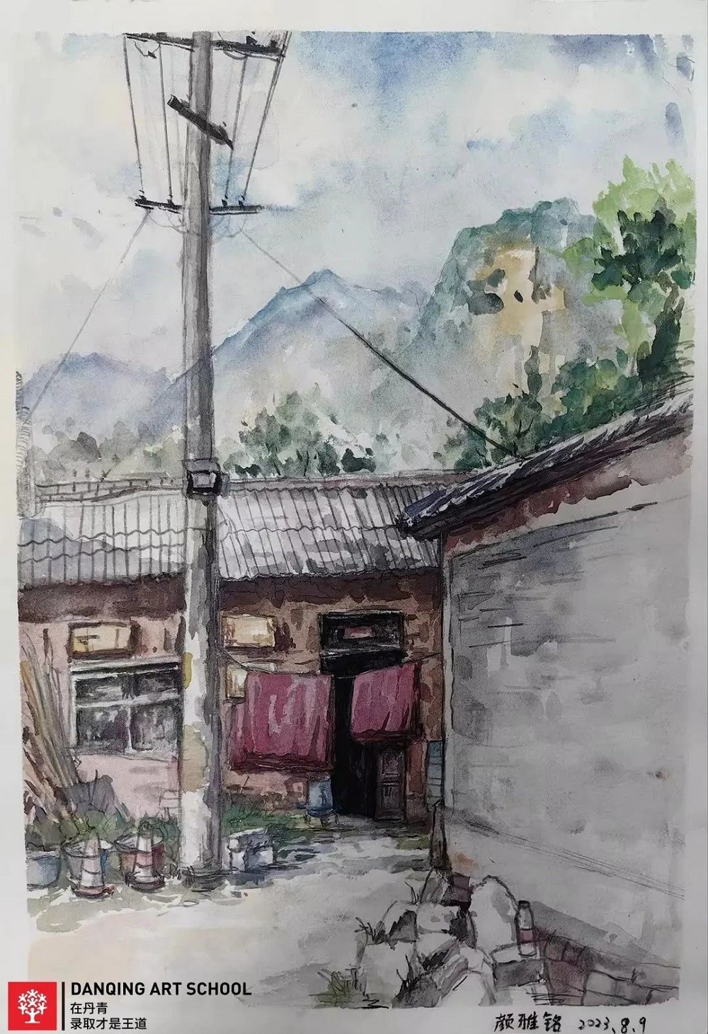 丹青易考暑假班华山写生.jpg