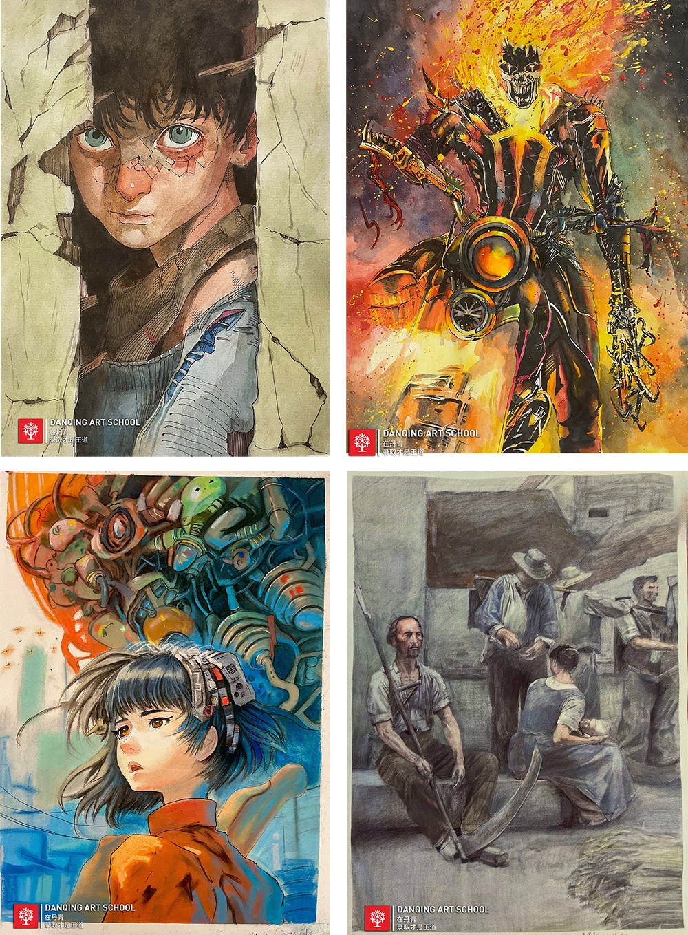 勇攀顶峰丹青易考暑假班结业作品展——速写作品篇 (6).jpg