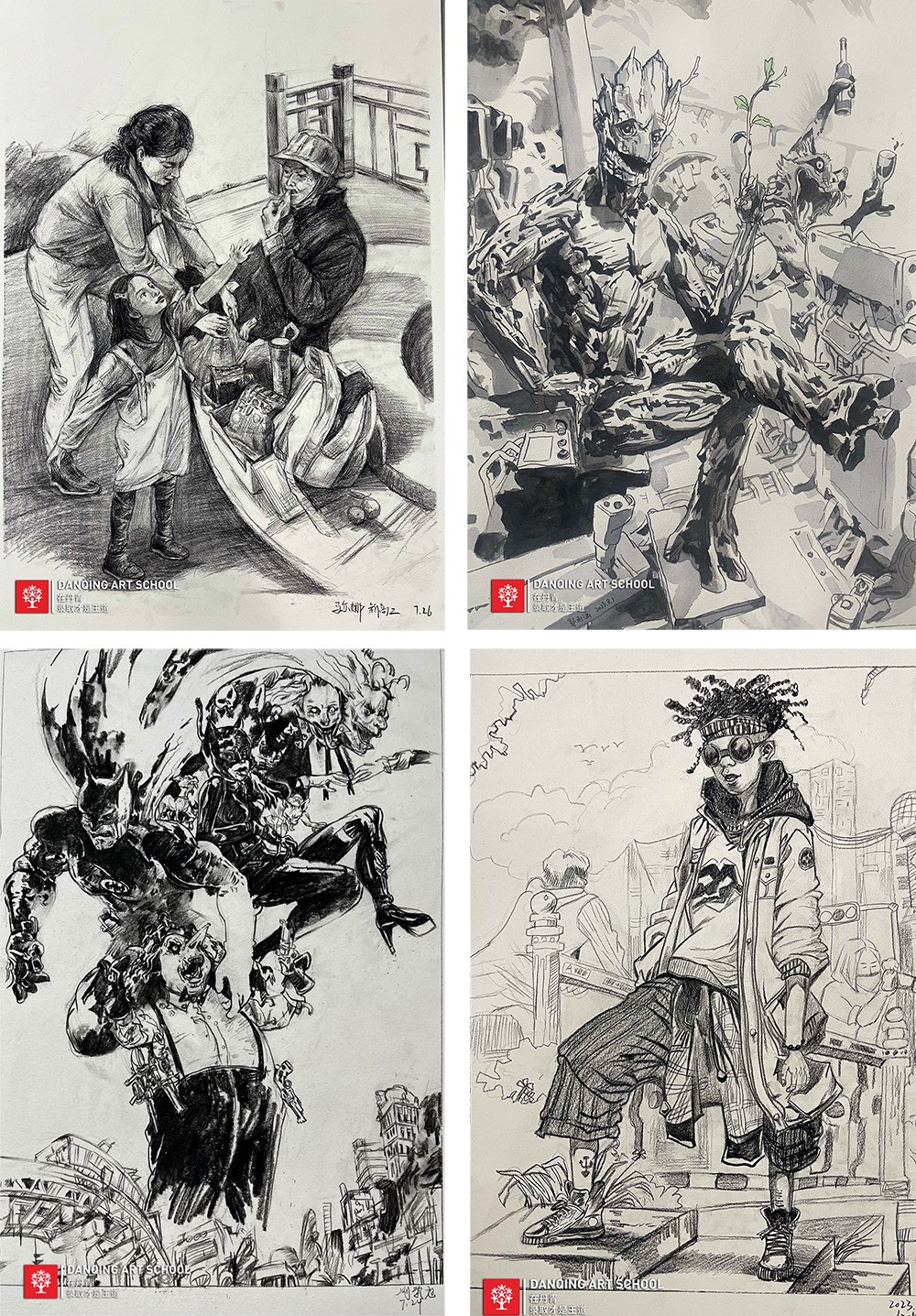 勇攀顶峰丹青易考暑假班结业作品展——速写作品篇 (10).jpg