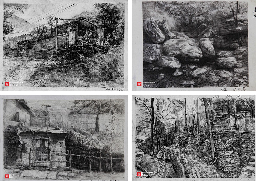 丹青易考2023年太行山写生素描作品展