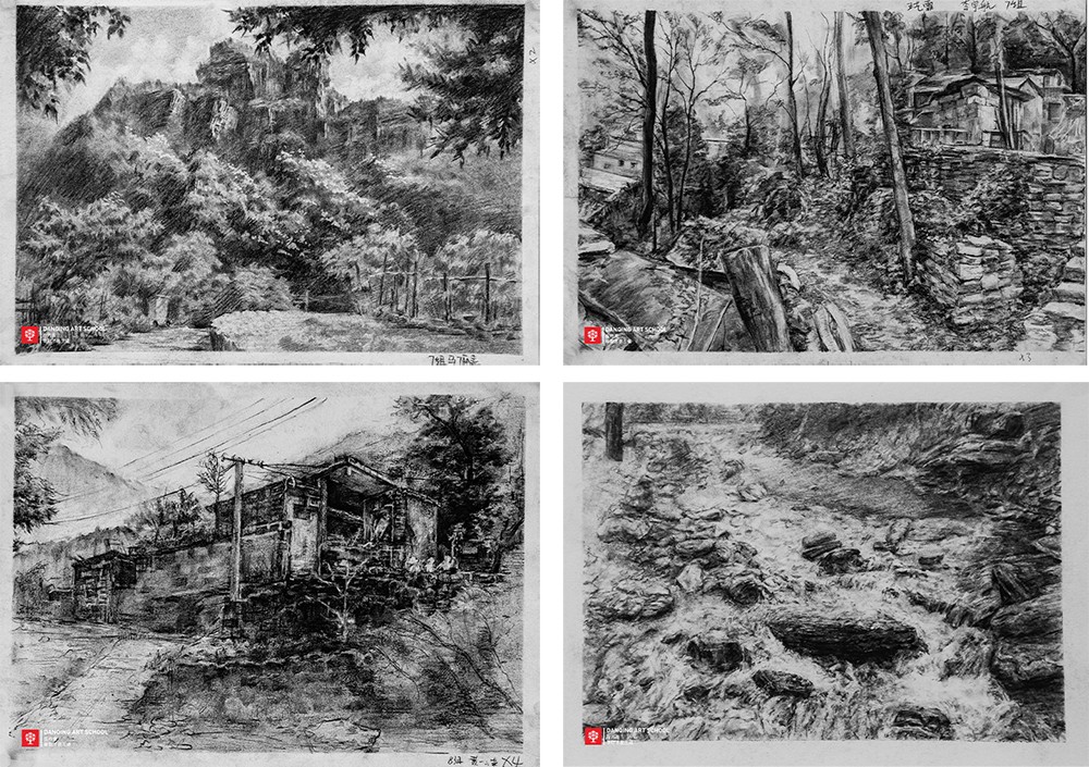 丹青易考2023年太行山写生素描作品展